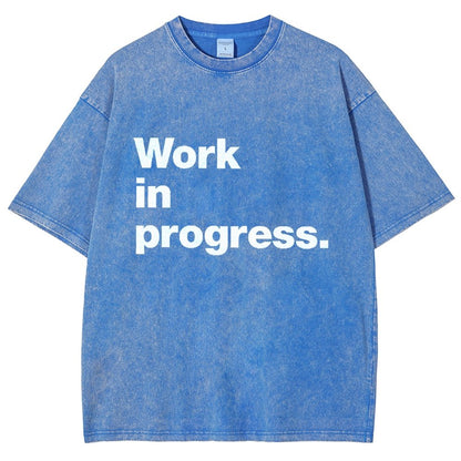 Work In Progress Vintage Distressed T-shirt
