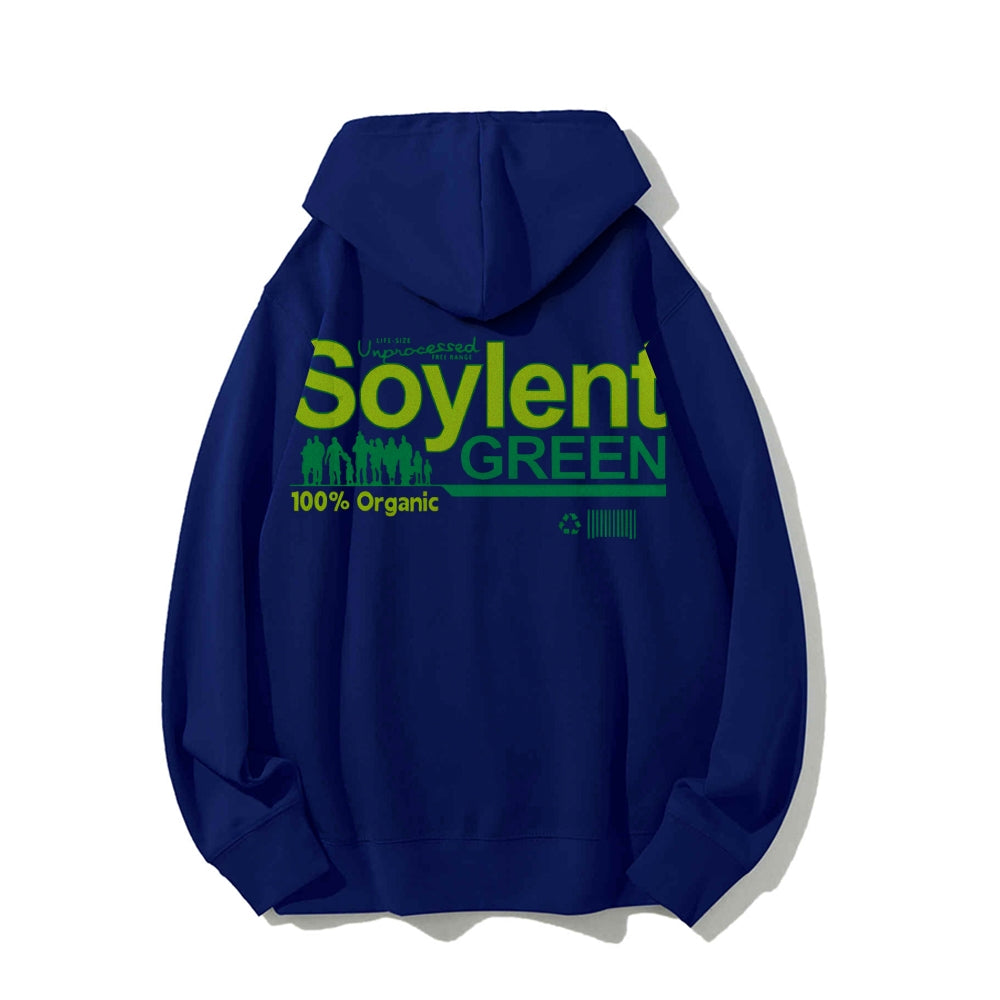 Soylent Green Printed Back Cotton Hoodie
