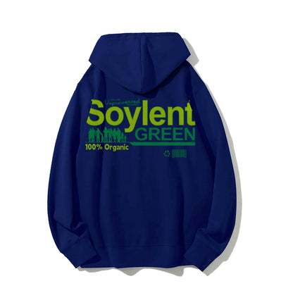 Soylent Green Printed Back Cotton Hoodie