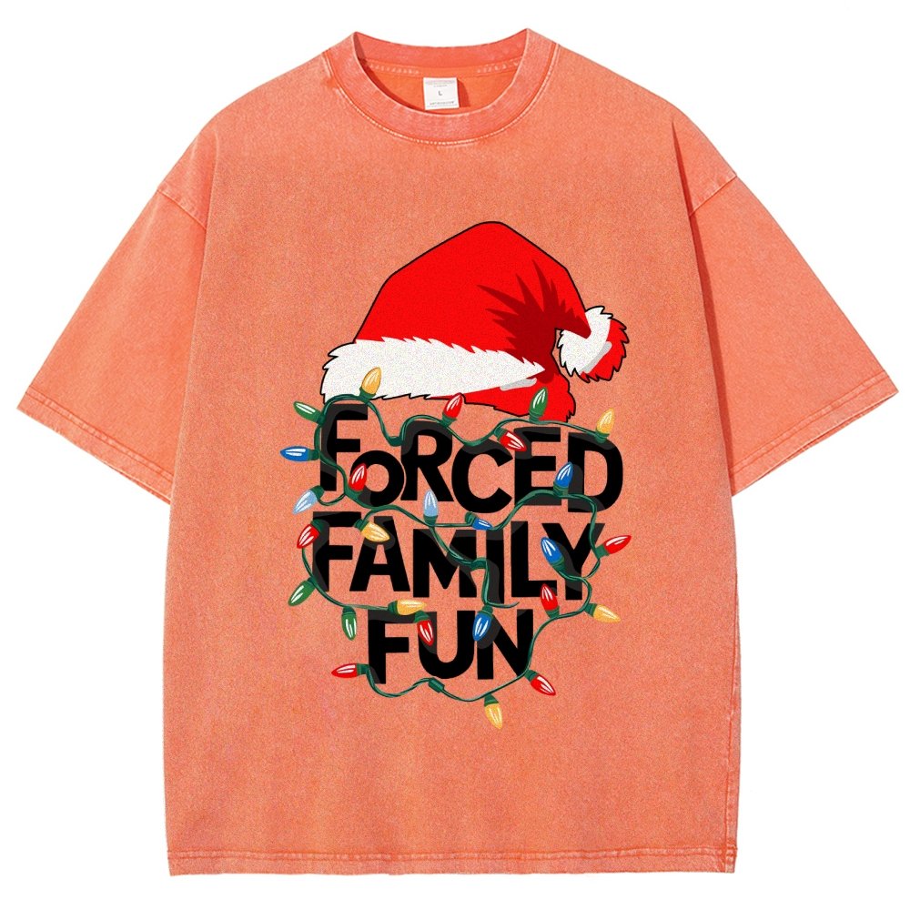 Forced Family Fun Vintage Distressed T-shirt