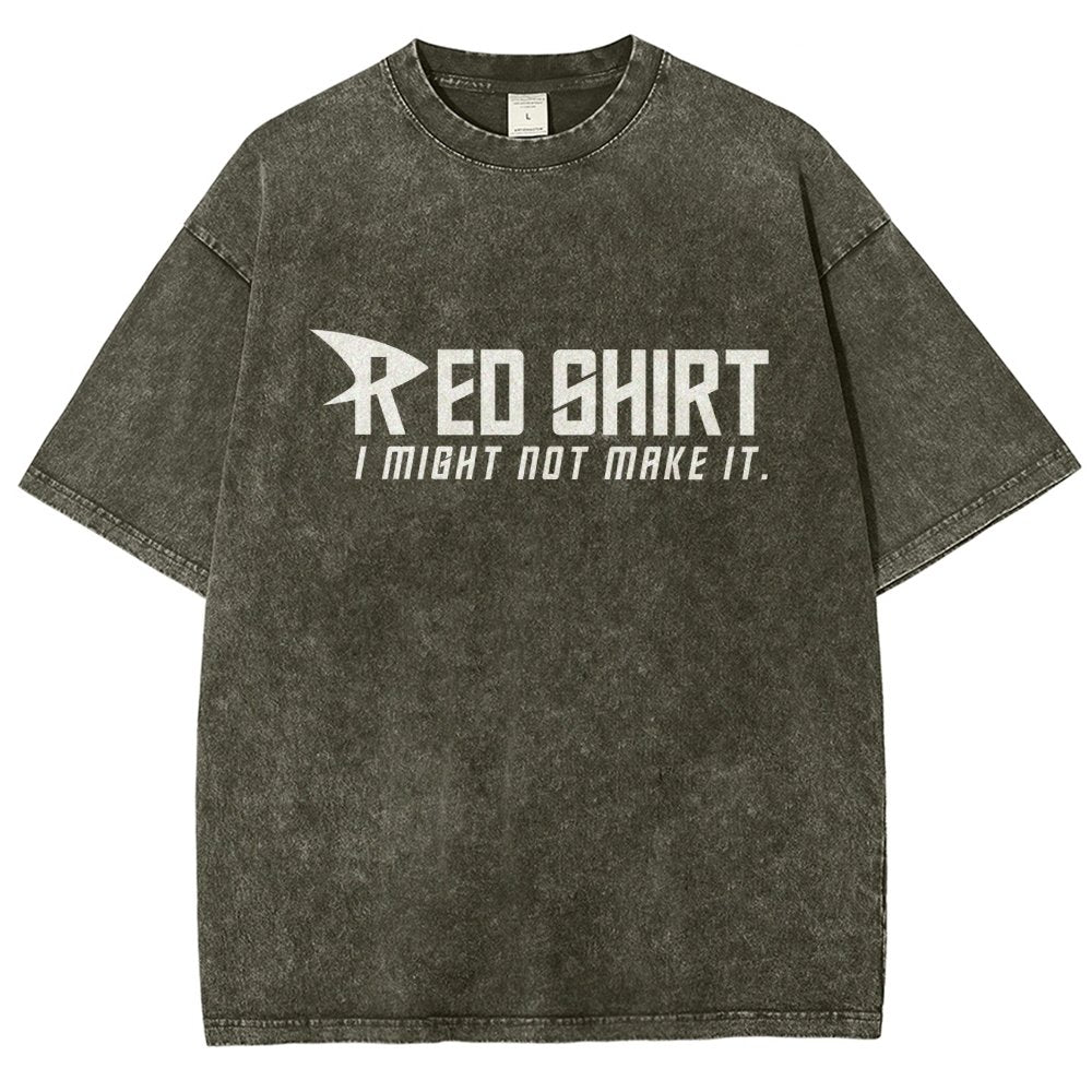 Red Shirt Vintage Distressed T-shirt