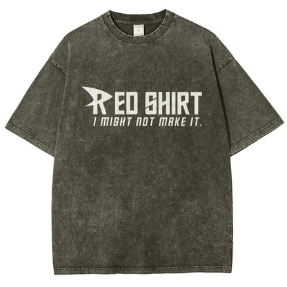 Red Shirt Vintage Distressed T-shirt