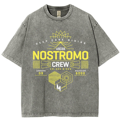 Nostromo Crew Vintage Distressed T-shirt