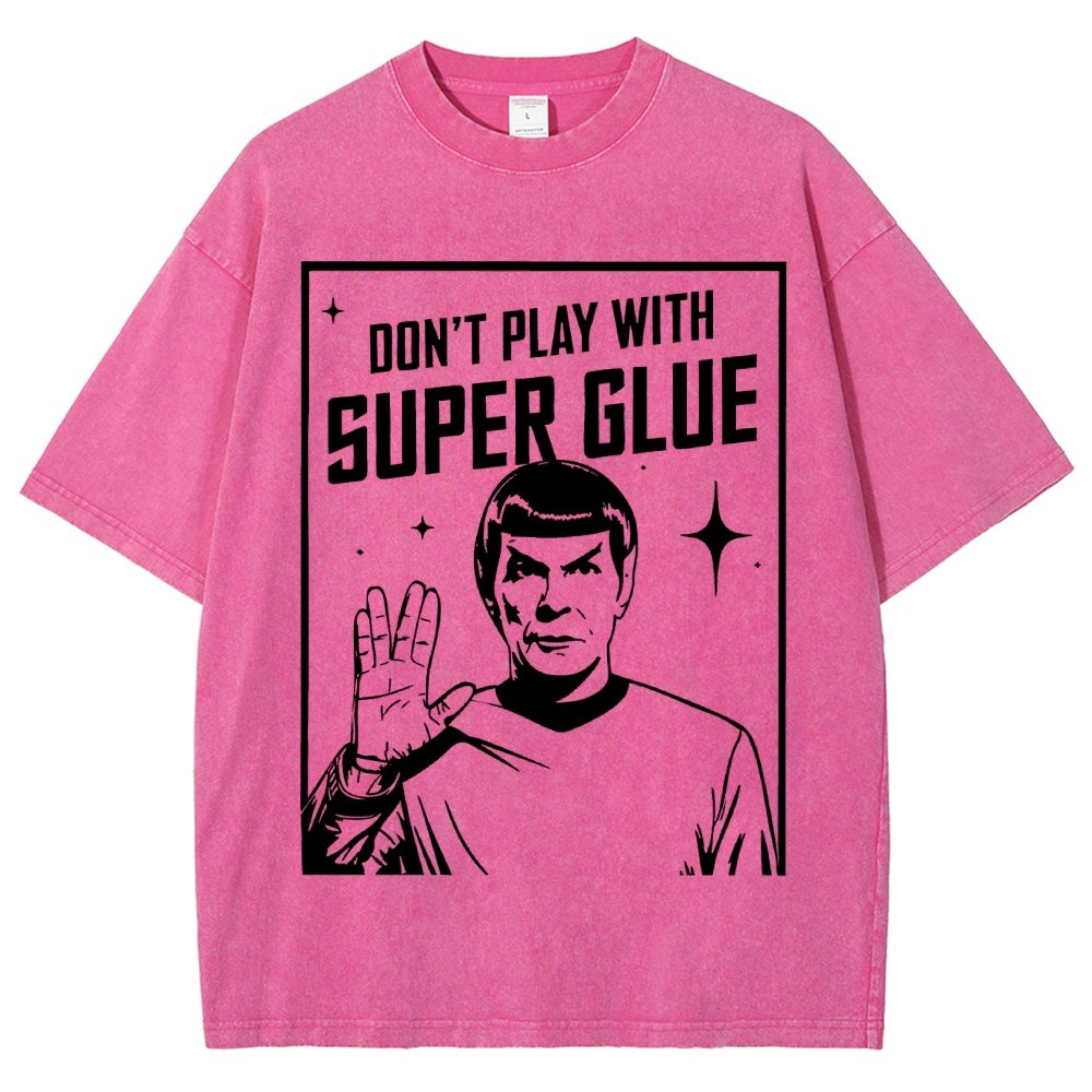 Don't Play With Superglue Vintage Distressed T-shirt