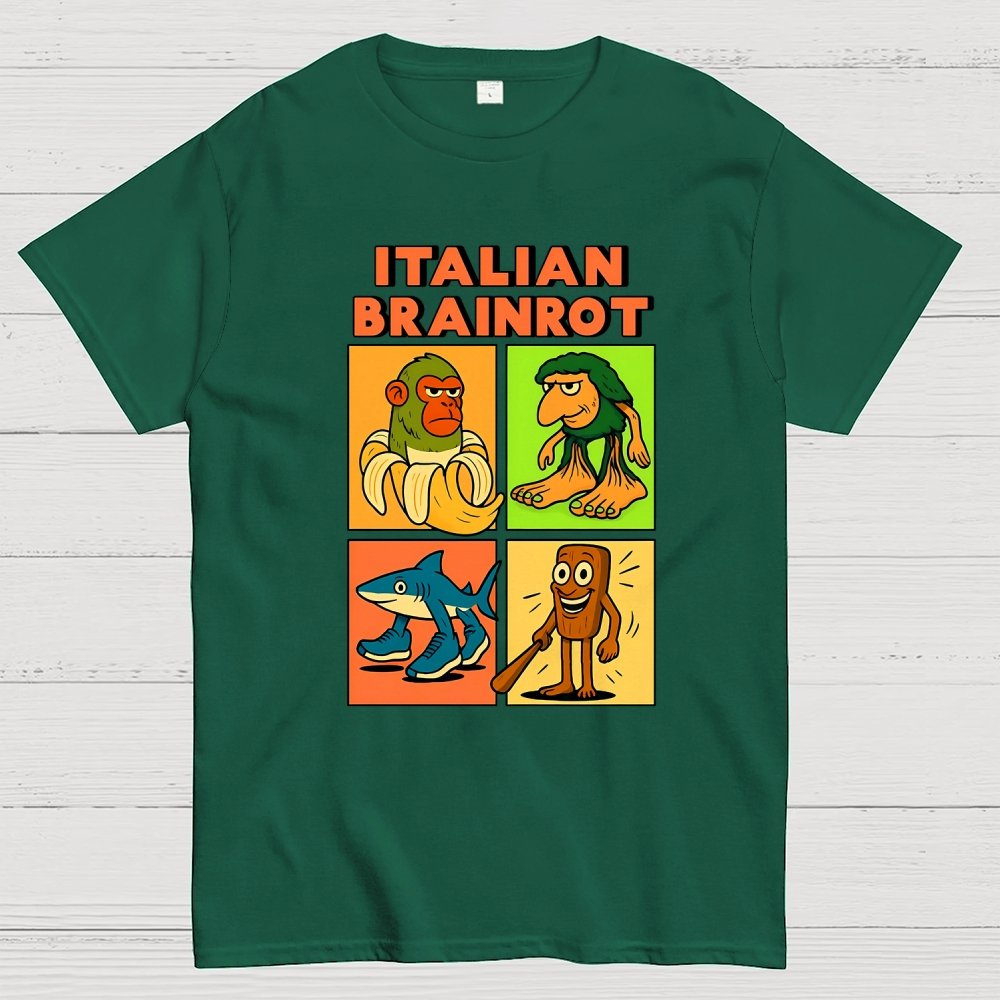 Italian Brainrot Meme Geek T-Shirt