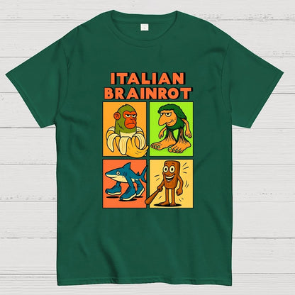 Italian Brainrot Meme Geek T-Shirt