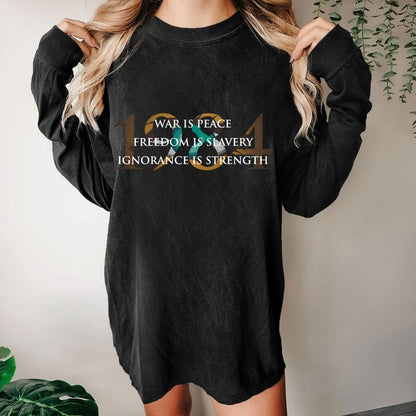 Nineteen Eighty Four Washed Long Sleeve Tee