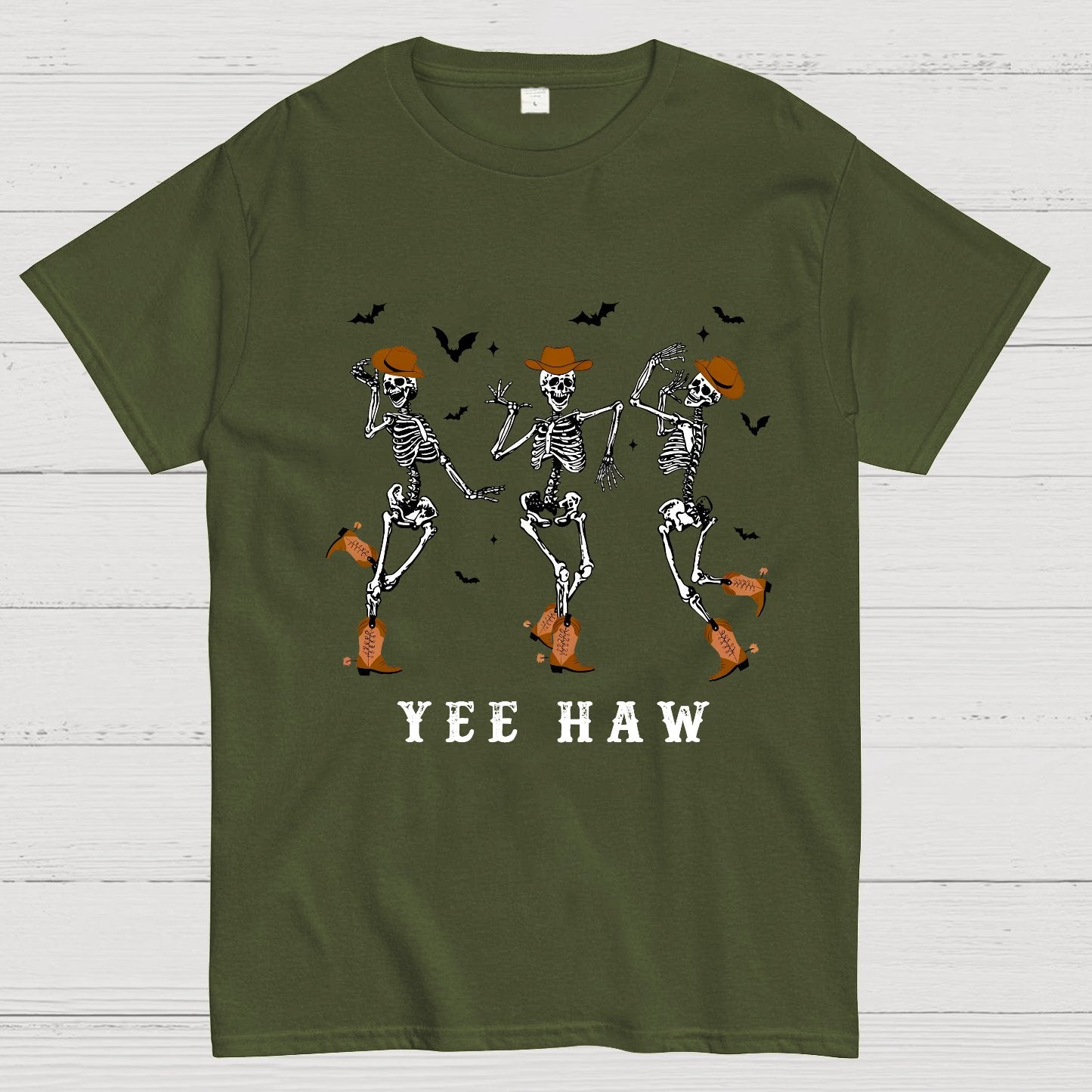 Dancing Skeleton Halloween Geeky T-Shirt