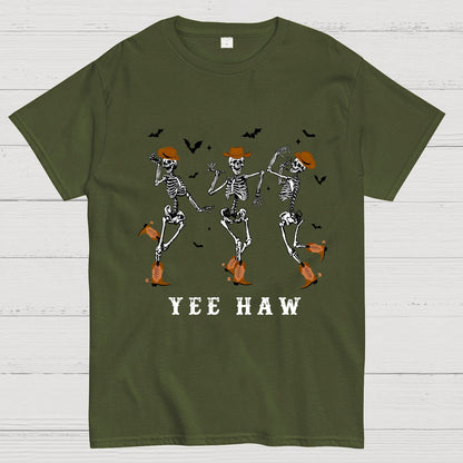 Dancing Skeleton Halloween Geeky T-Shirt