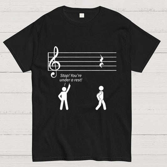 Stop Under a Rest Music Geek T-Shirt