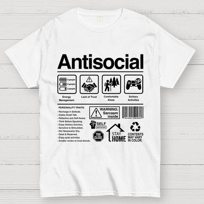 Antisocial Label Geek T-Shirt