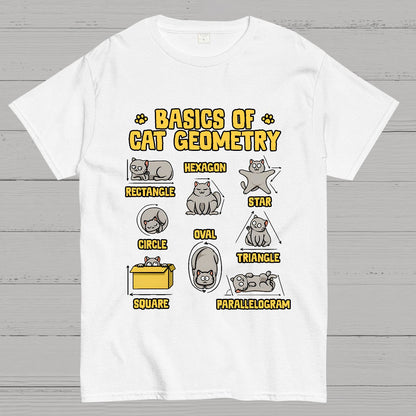 Basics of Cat Geometry Geek T-Shirt