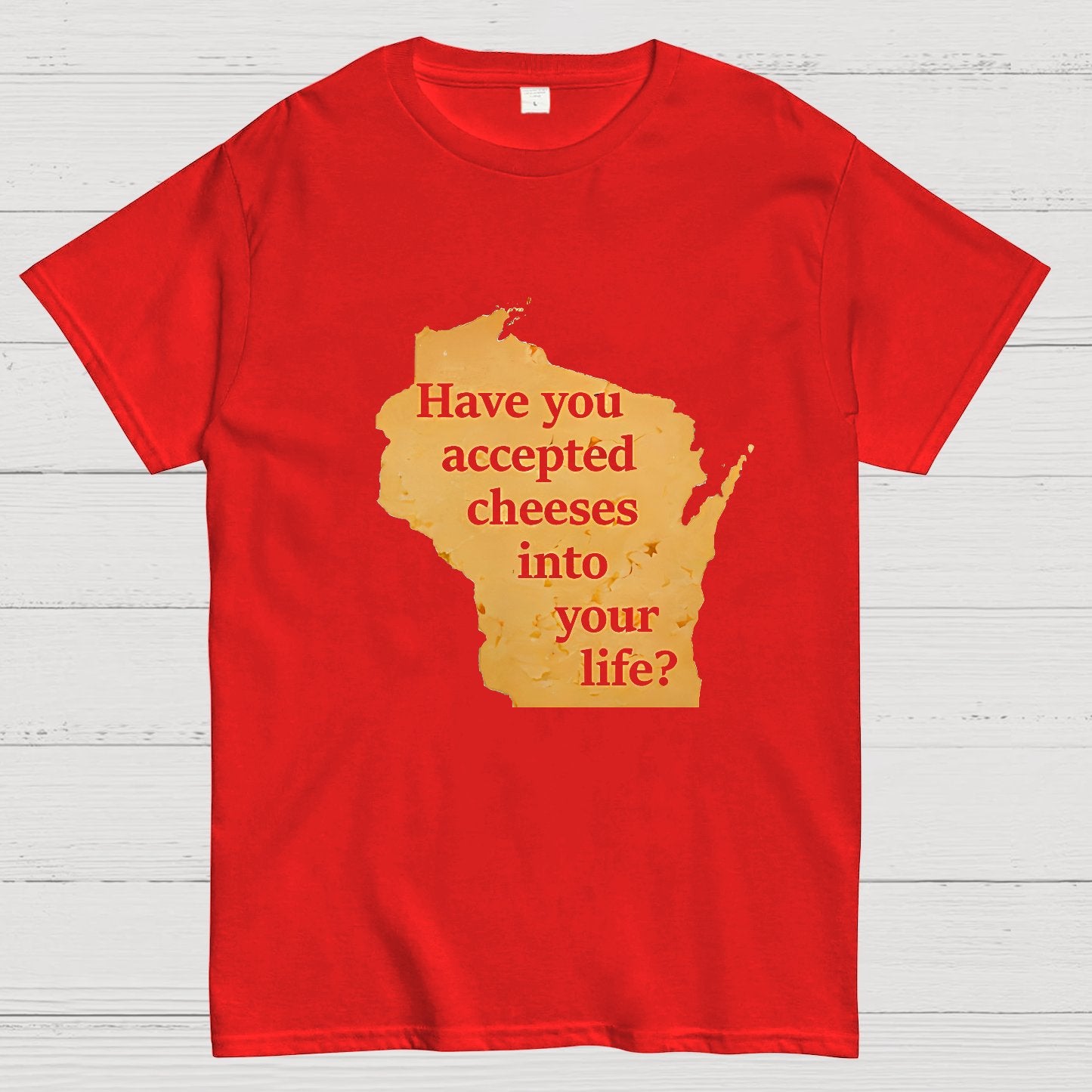 Wisconsin Cheese Pun Geeky T-Shirt