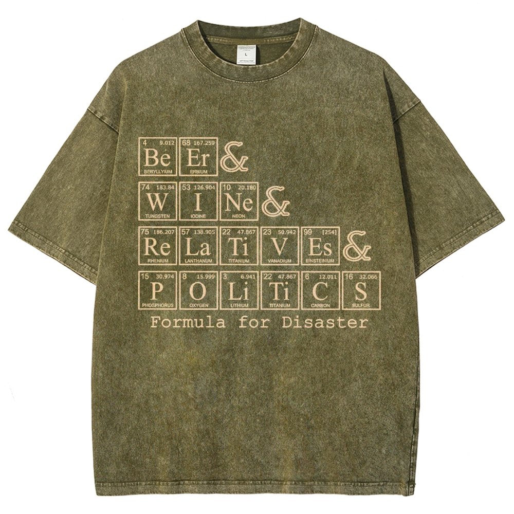 Formula For Disaster Vintage Distressed T-shirt