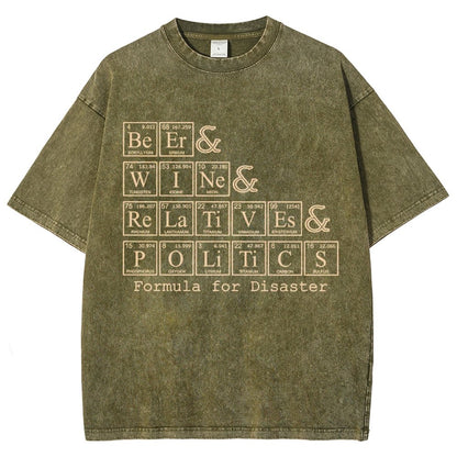 Formula For Disaster Vintage Distressed T-shirt