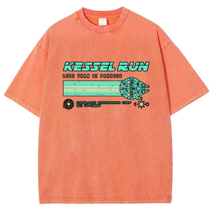 Retro Vintage Parsecs Vintage Distressed T-shirt