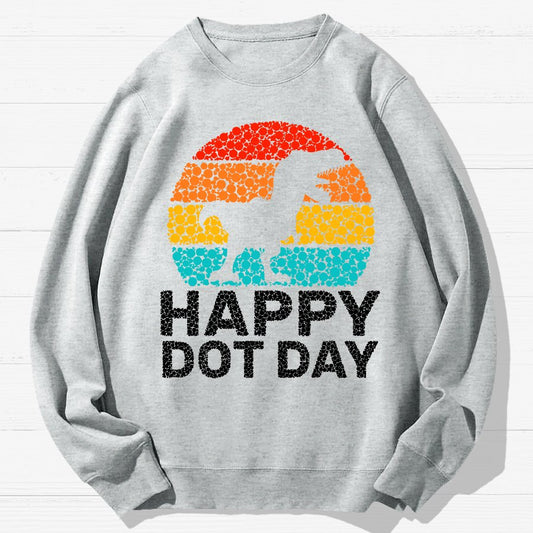 Happy International Dot Day Game Geek Cotton Sweatshirt