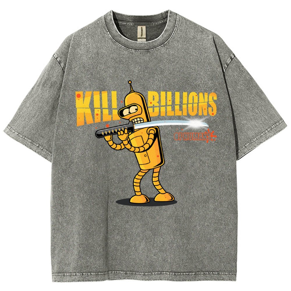 Kill Billions Vintage Distressed T-shirt