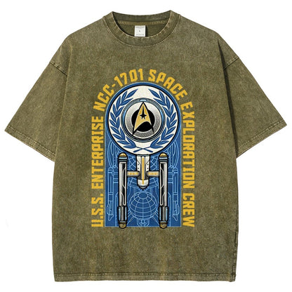 Space Exploration Vintage Distressed T-shirt