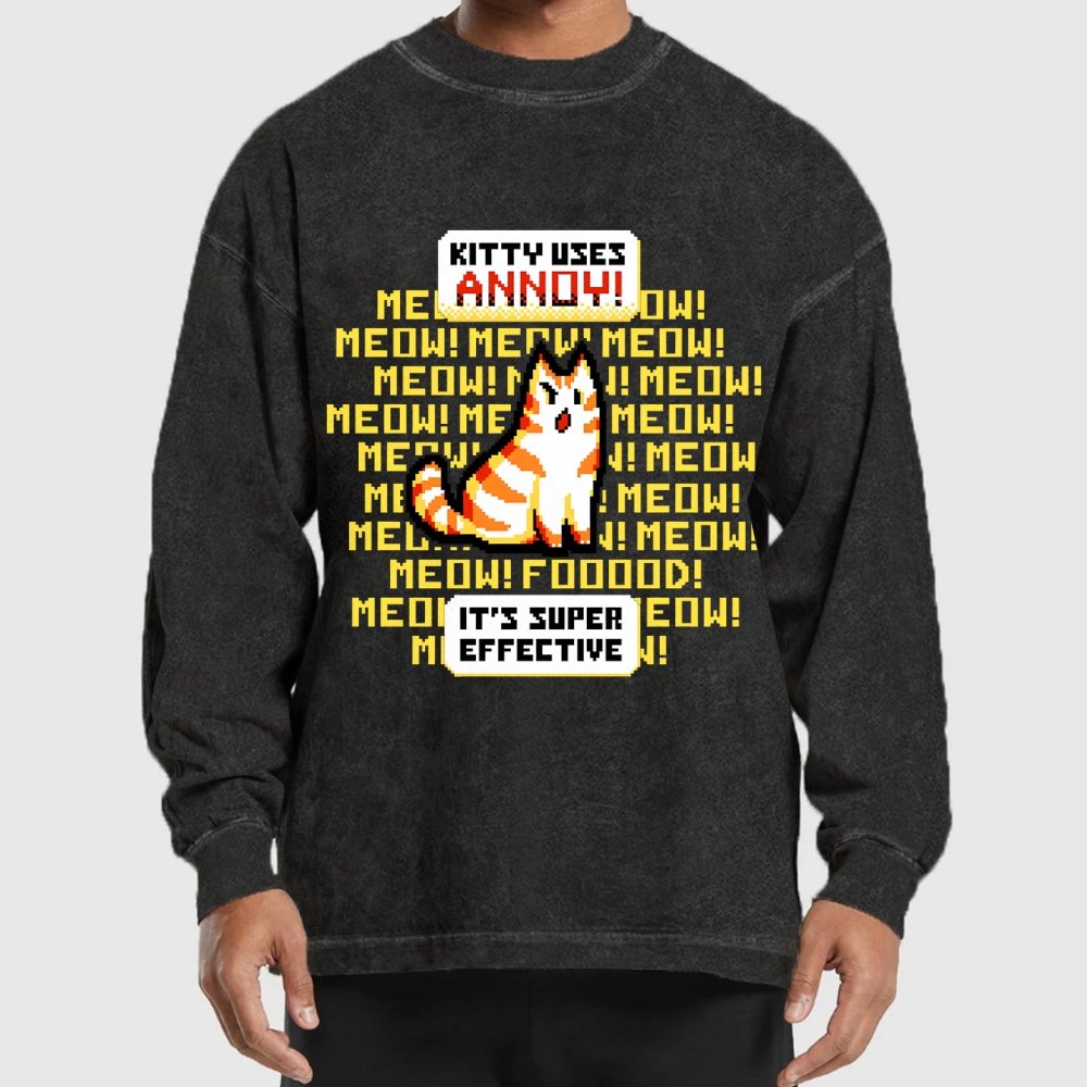 Super Effective Washed Long Sleeve Tee