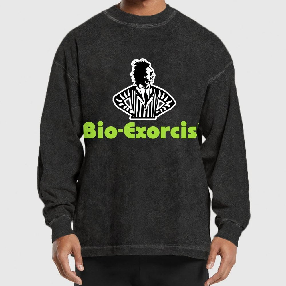 Bio-Exorcist! Washed Long Sleeve Tee