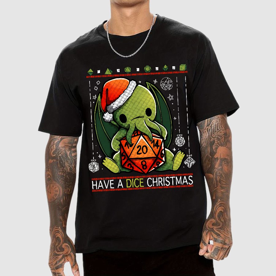 Have a Dice Christmas Geek T-Shirt
