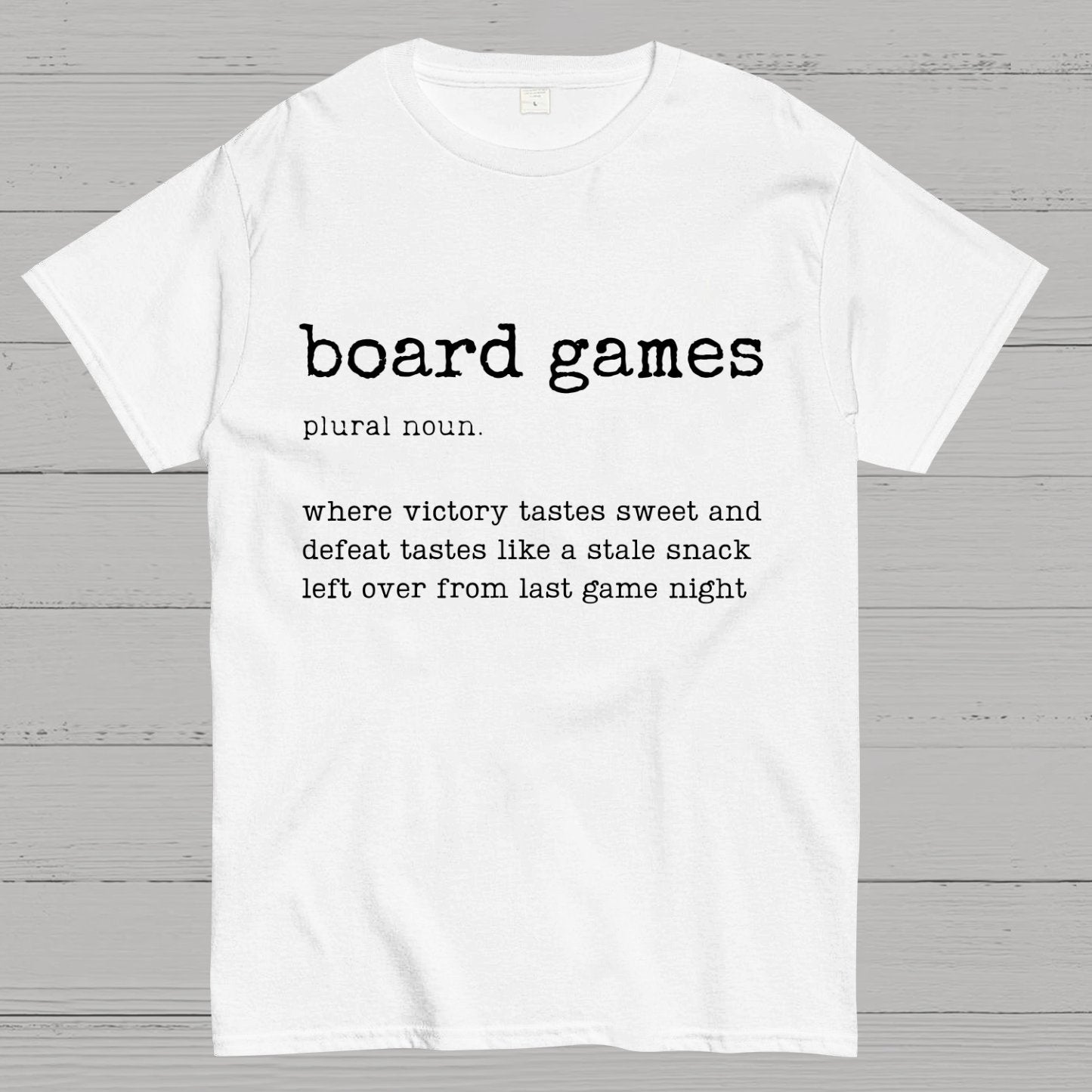 Board Games Definition Geeky T-Shirt