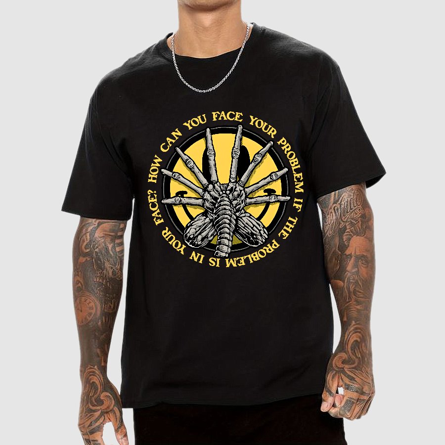 Face Problem Geek T-Shirt