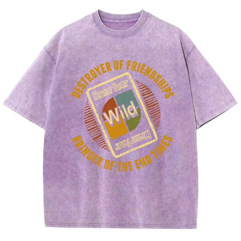 Destroyer of Friendships Vintage Distressed T-shirt