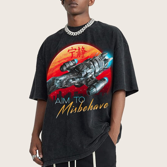 Watch How I Soar Vintage Distressed T-shirt