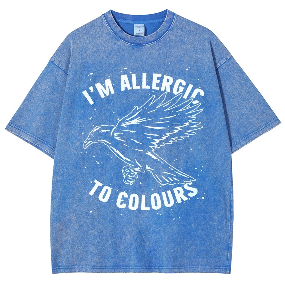 Im Allergic To Colours Vintage Distressed T-shirt