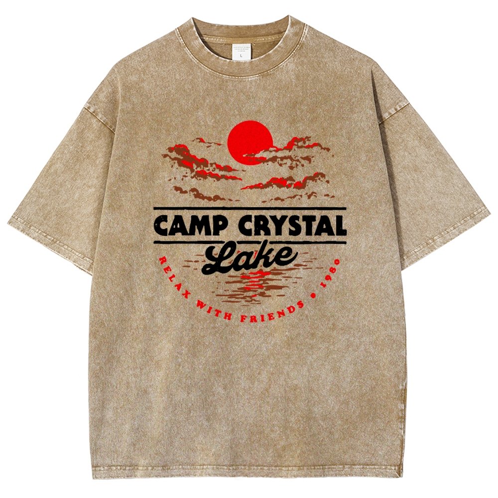 Camp Silver Pine 1980 Vintage Distressed T-shirt