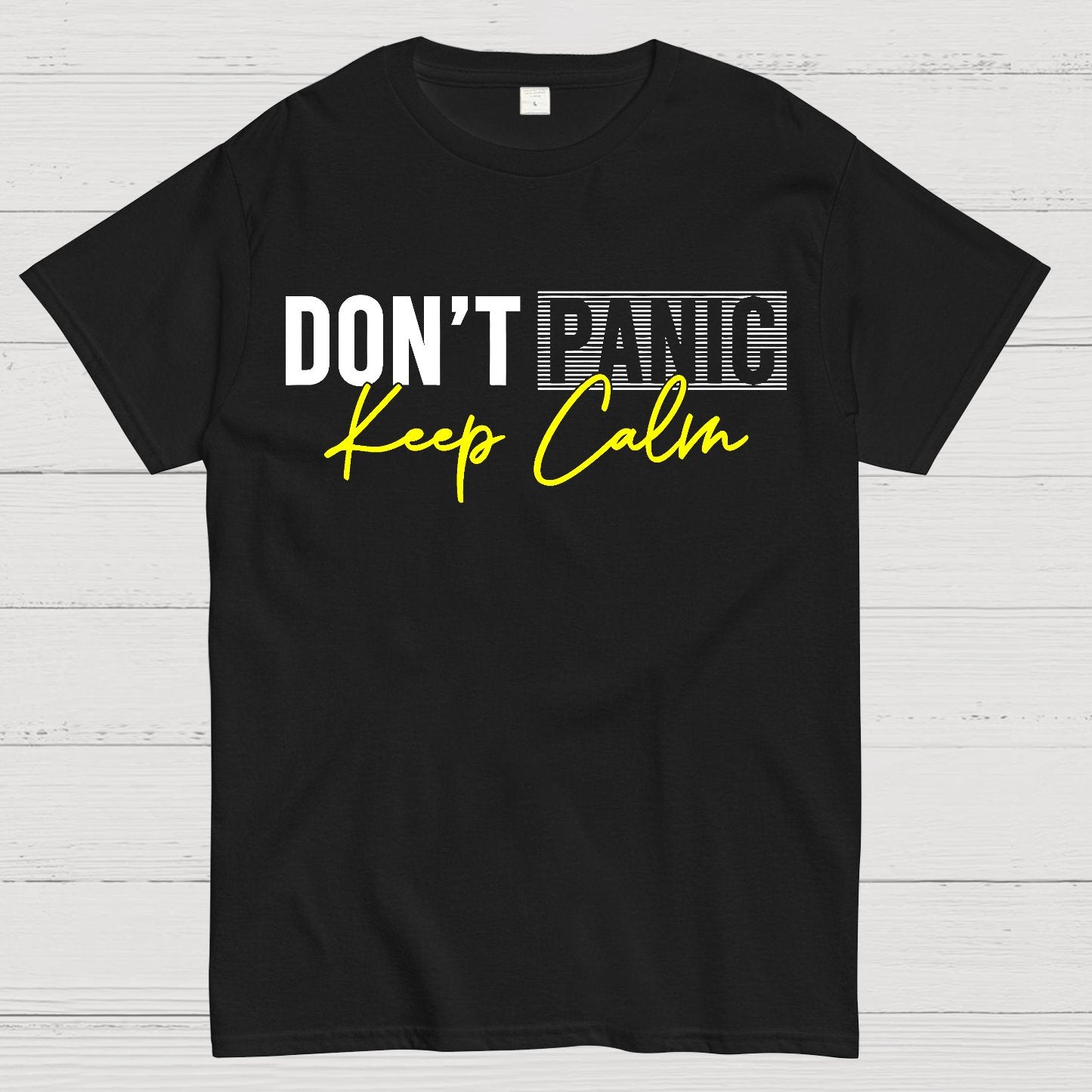 Don't Panic Keep Calm Geek T-Shirt