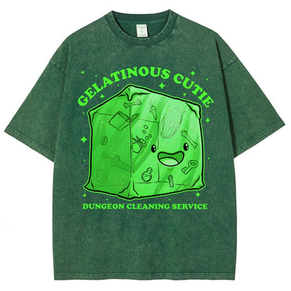 Gelatinous Cute Dungeon Vintage Distressed T-shirt