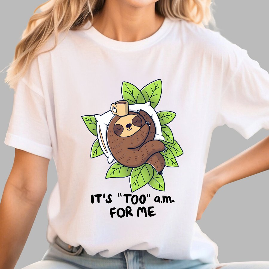 It's "Too" A.M. For Me Geek T-Shirt