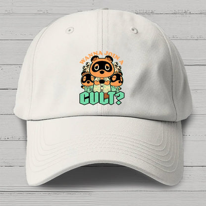 Raccoon Island Cult Cotton Hat