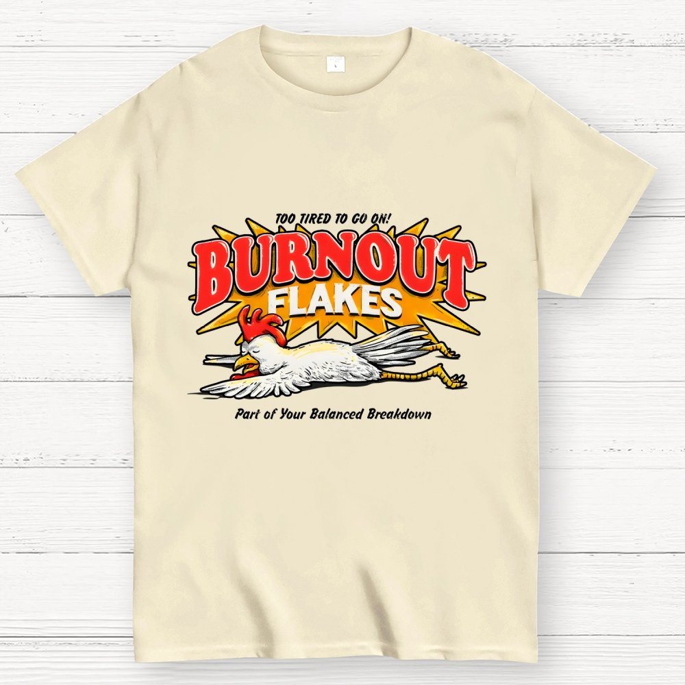 Burnout Flakes Geek T-Shirt