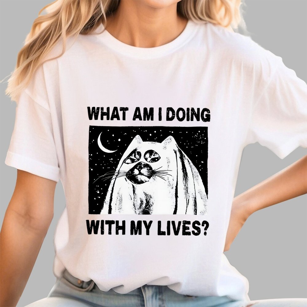 What Am I Doing With My Lives Geek T-Shirt