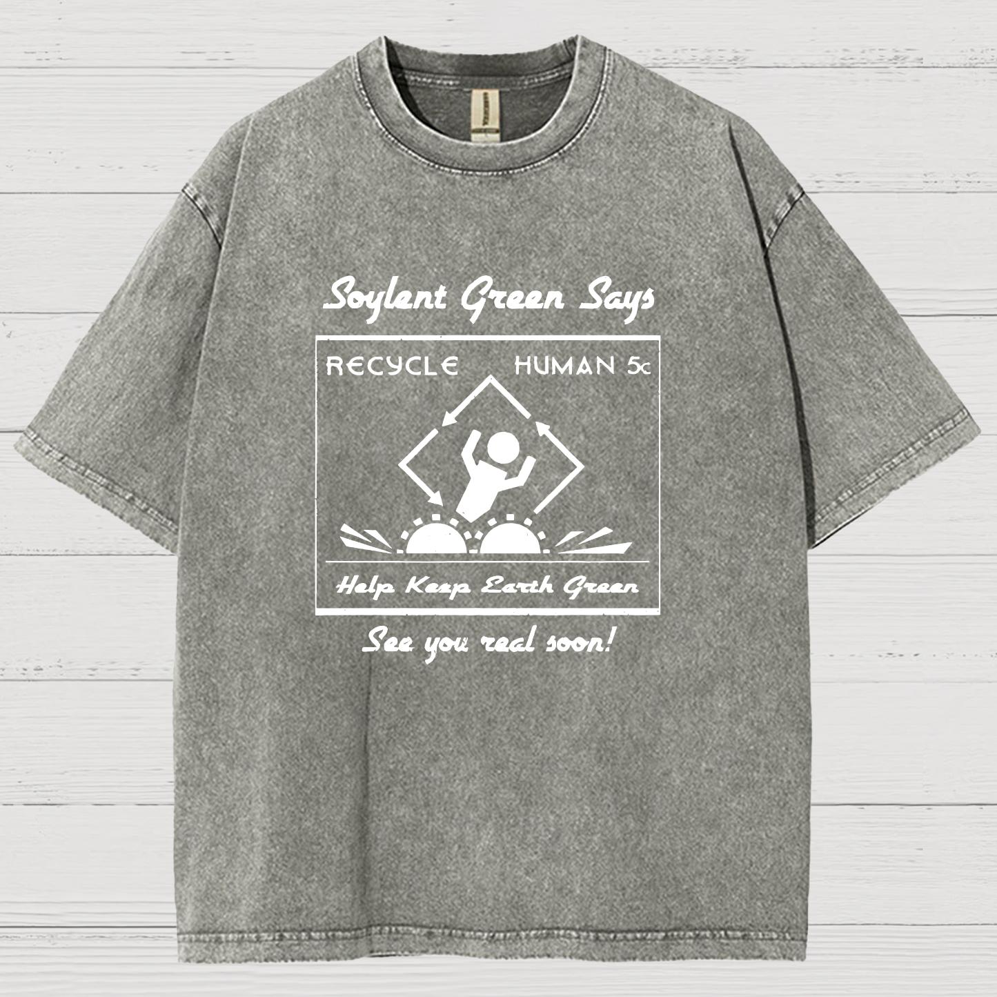 Soylent Green Vintage Distressed T-shirt