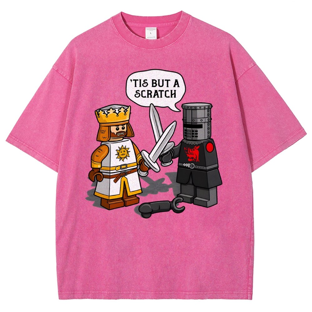 King Vs Knight Vintage Distressed T-shirt