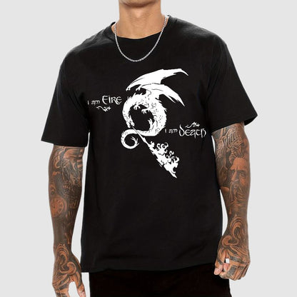 I am Fire，I am Death Geek T-Shirt