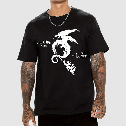 I am Fire，I am Death Geek T-Shirt