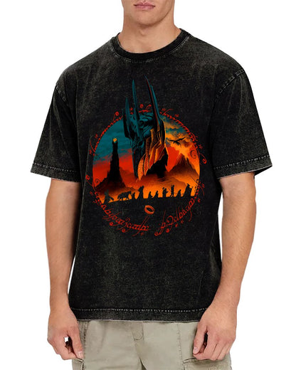Fiery Mountain Quest Vintage Distressed T-shirt