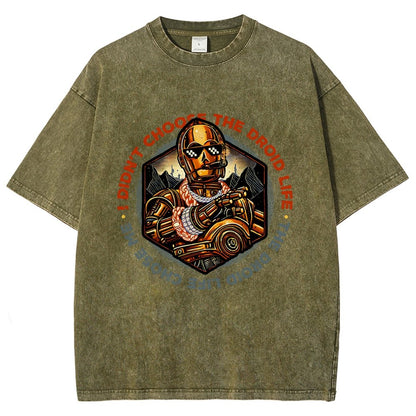 The Robot Life Vintage Distressed T-shirt