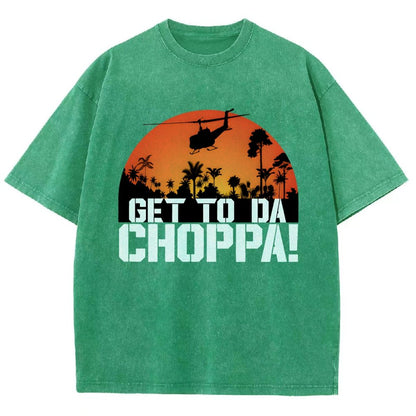 Get To The Chopper Vintage Distressed T-shirt