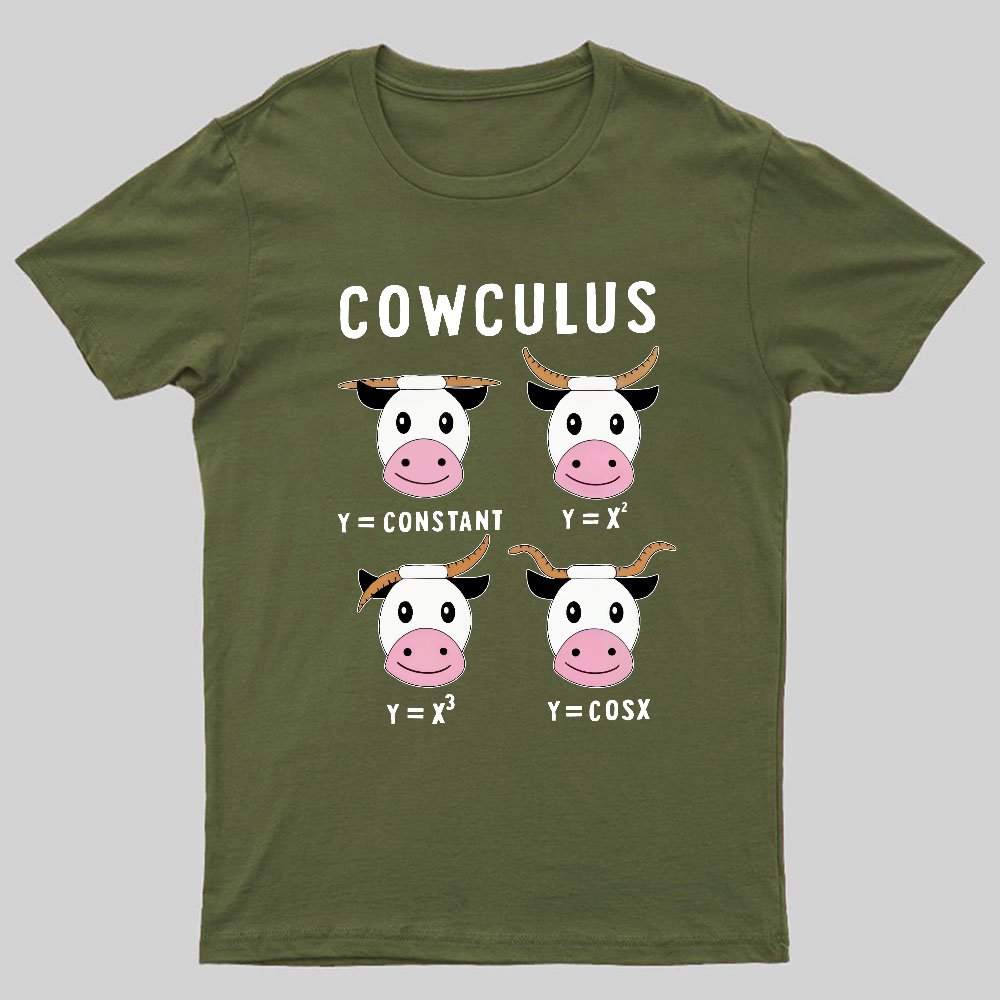 Cowculus Funny Math Geeky T-Shirt