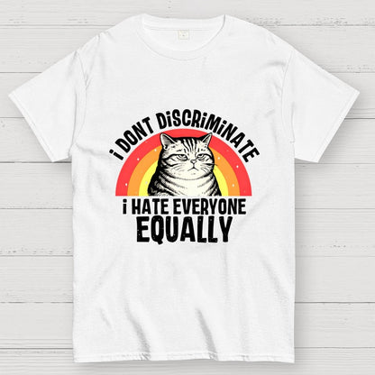 I Hate Everyone Equally Geek T-Shirt