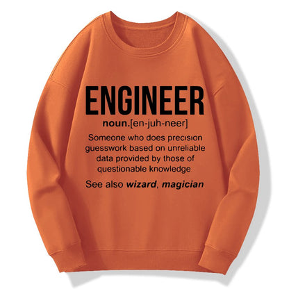 Engineer Geek Cotton Sweatshirt