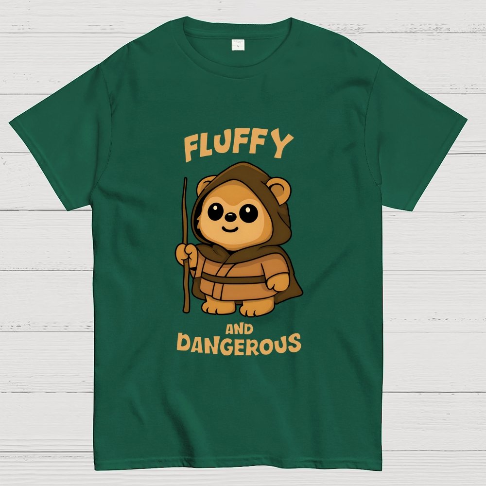 Fluffy and Dangerous Geek T-Shirt
