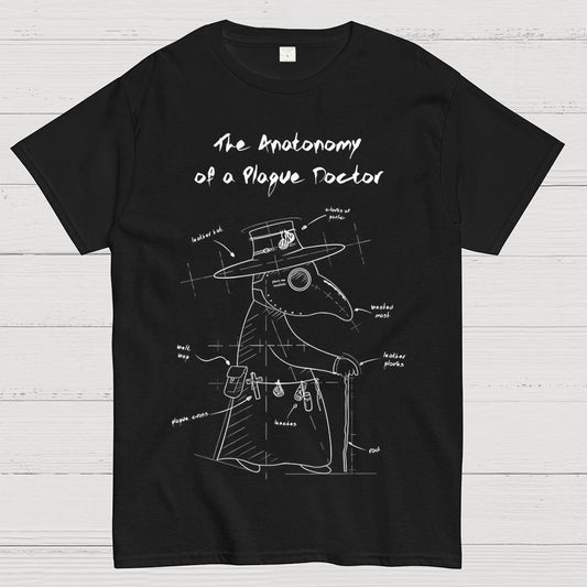 The Anatomy of a Plague Doctor Geek T-Shirt